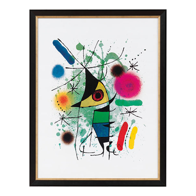 Joan Miró: Tableau «Le poisson qui chante» (1972), encadré – Classic-Art